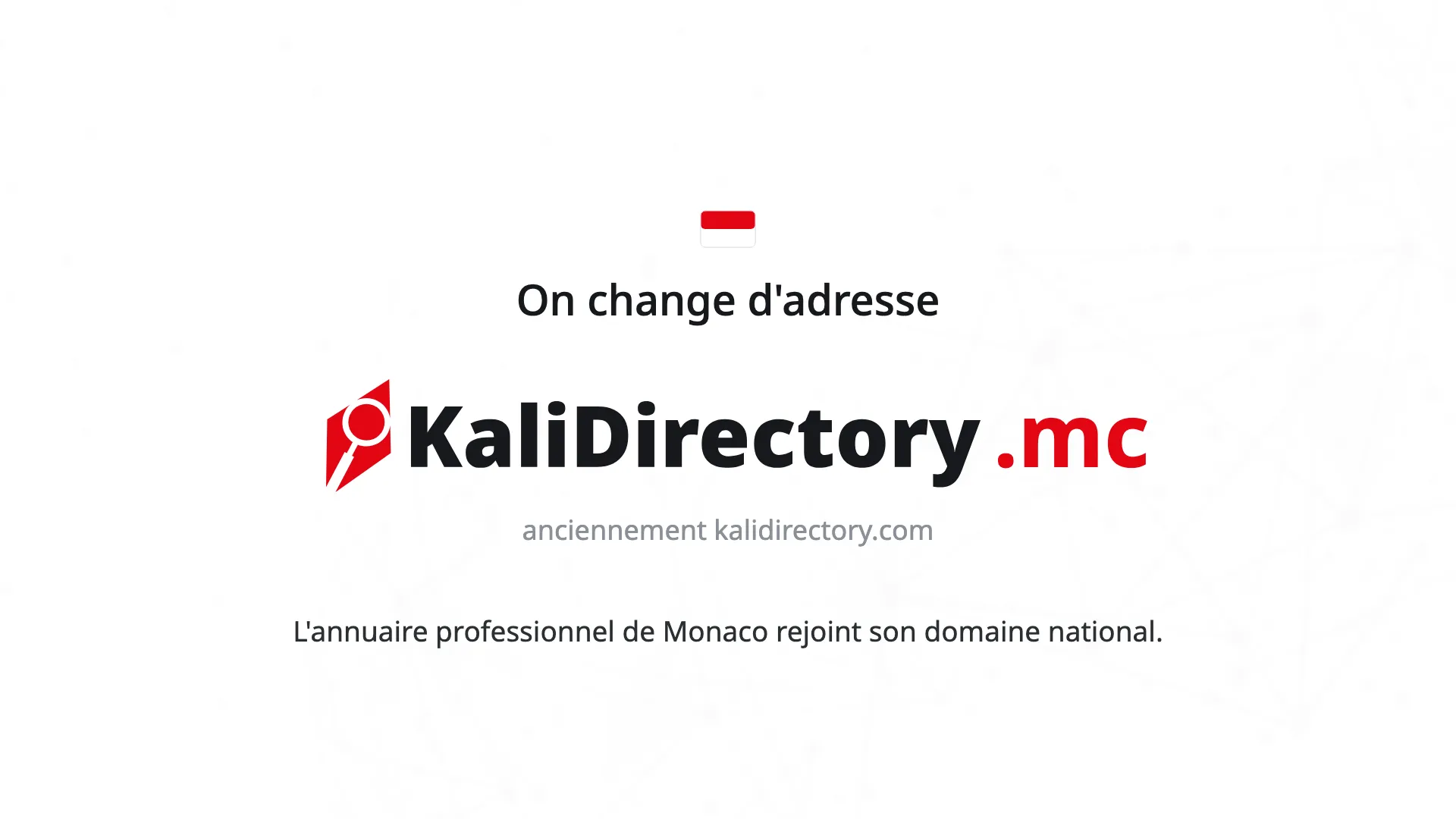 KaliDirectory affirme son identité monégasque avec le domaine .mc