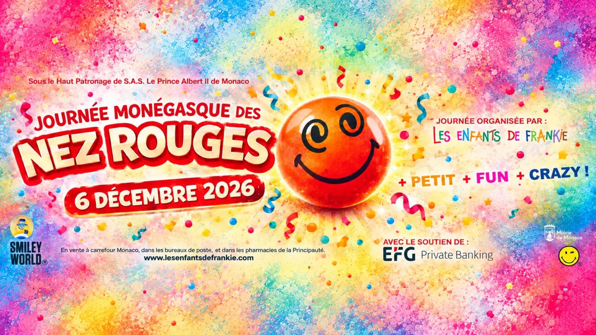 Journée Monégasque des Nez Rouges 2026 : découvrez « Crazy Frankie »